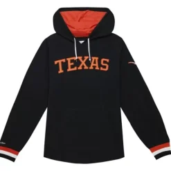 Men Mitchell & Ness T-Shirts & Tops-Legendary Slub Long Sleeve Hoodie University Of Texas At Austin