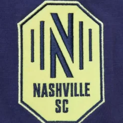 Men Mitchell & Ness T-Shirts & Tops-Legendary Slub Long Sleeve Hoodie Nashville Sc