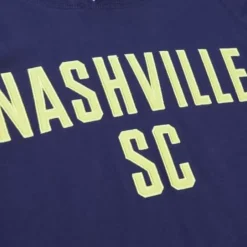 Men Mitchell & Ness T-Shirts & Tops-Legendary Slub Long Sleeve Hoodie Nashville Sc
