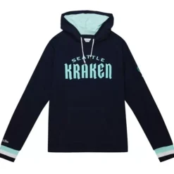 Men Mitchell & Ness Hoodies & Sweatshirts-Legendary Slub Long Sleeve Hoodie Seattle Kraken