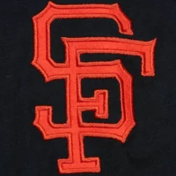 Men Mitchell & Ness T-Shirts & Tops-Legendary Slub Long Sleeve Hoodie San Francisco Giants