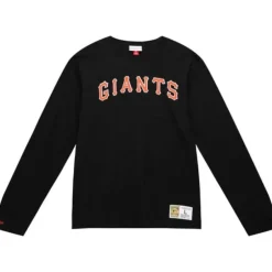 Men Mitchell & Ness T-Shirts & Tops-Legendary Slub Longsleeve San Francisco Giants