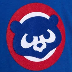 Men Mitchell & Ness T-Shirts & Tops-Legendary Slub Longsleeve Chicago Cubs
