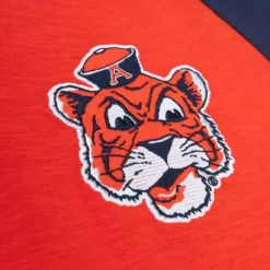 Men Mitchell & Ness T-Shirts & Tops-Legendary Slub Ls Tee Auburn University