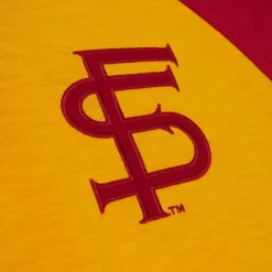 Men Mitchell & Ness T-Shirts & Tops-Legendary Slub Ls Tee Florida State University