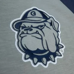 Men Mitchell & Ness T-Shirts & Tops-Legendary Slub Ls Tee Georgetown University