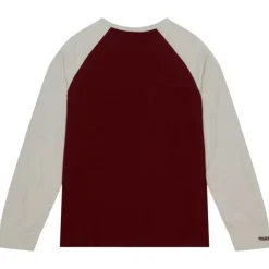 Men Mitchell & Ness T-Shirts & Tops-Legendary Slub Ls Tee Mississippi State University