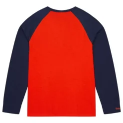 Men Mitchell & Ness T-Shirts & Tops-Legendary Slub Ls Tee Syracuse University