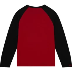 Men Mitchell & Ness T-Shirts & Tops-Legendary Slub Ls Tee University Of Nebraska - Lincoln