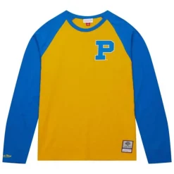 Men Mitchell & Ness T-Shirts & Tops-Legendary Slub Ls Tee University Of Pittsburgh