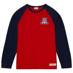 Men Mitchell & Ness T-Shirts & Tops-Legendary Slub Ls Tee University Of Arizona
