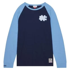 Men Mitchell & Ness T-Shirts & Tops-Legendary Slub Ls Tee University Of North Carolina