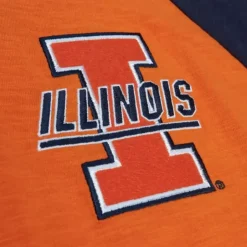 Men Mitchell & Ness T-Shirts & Tops-Legendary Slub Ls Tee University Of Illinois U-C