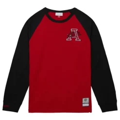 Men Mitchell & Ness T-Shirts & Tops-Legendary Slub Ls Tee University Of Arkansas