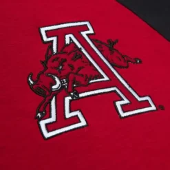 Men Mitchell & Ness T-Shirts & Tops-Legendary Slub Ls Tee University Of Arkansas