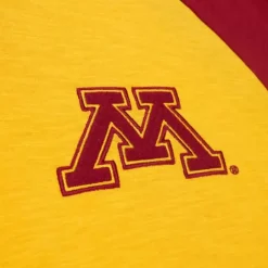 Men Mitchell & Ness T-Shirts & Tops-Legendary Slub Ls Tee University Of Minnesota
