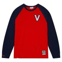 Men Mitchell & Ness T-Shirts & Tops-Legendary Slub Ls Tee Virginia Cavaliers