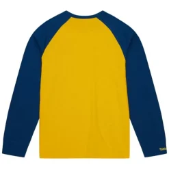 Men Mitchell & Ness T-Shirts & Tops-Legendary Slub Ls Tee West Virginia University