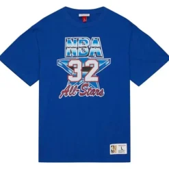 Men Mitchell & Ness T-Shirts & Tops-Legendary Slub N&N S/S Tee All Star 1993 Shaquille O'Neal