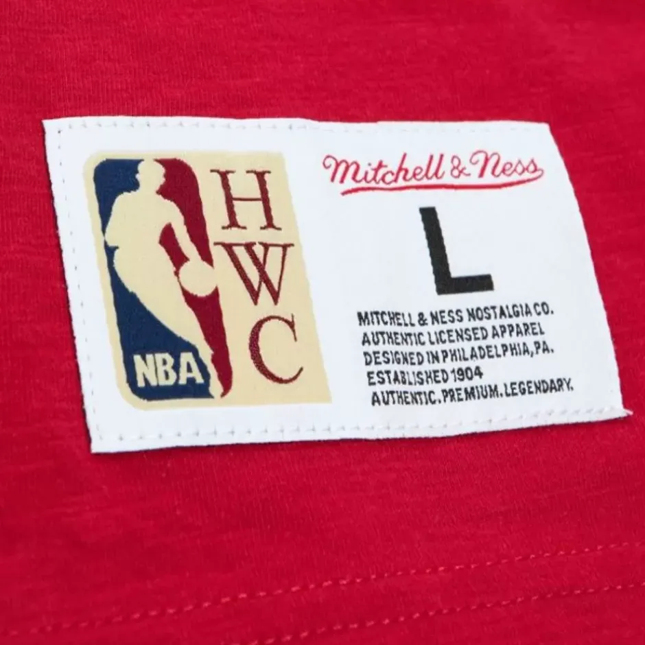 Men Mitchell & Ness T-Shirts & Tops-Legendary Slub S/S Tee Atlanta Hawks