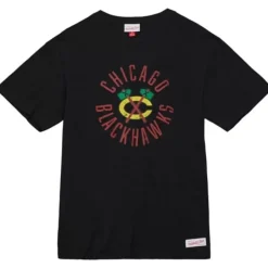 Men Mitchell & Ness T-Shirts & Tops-Legendary Slub S/S Tee Chicago Blackhawks