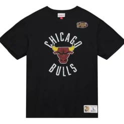 Men Mitchell & Ness T-Shirts & Tops-Legendary Slub S/S Tee Chicago Bulls