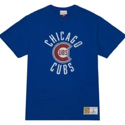 Men Mitchell & Ness T-Shirts & Tops-Legendary Slub S/S Tee Chicago Cubs