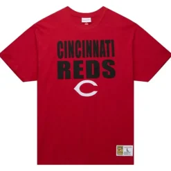 Men Mitchell & Ness T-Shirts & Tops-Legendary Slub S/S Tee Cincinnati Reds