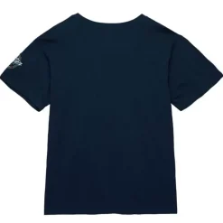 Men Mitchell & Ness T-Shirts & Tops-Legendary Slub Ss Tee Current Logo Seattle Kraken