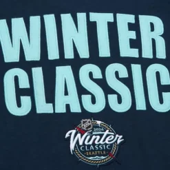 Men Mitchell & Ness T-Shirts & Tops-Legendary Slub Ss Tee Current Logo Nhl