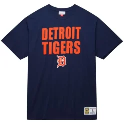 Men Mitchell & Ness T-Shirts & Tops-Legendary Slub S/S Tee Detroit Tigers