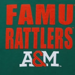 Men Mitchell & Ness T-Shirts & Tops-Legendary Slub S/S Tee Florida A&M University