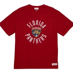 Men Mitchell & Ness T-Shirts & Tops-Legendary Slub S/S Tee Florida Panthers