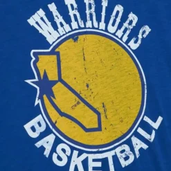 Men Mitchell & Ness T-Shirts & Tops-Legendary Slub S/S Tee Golden State Warriors