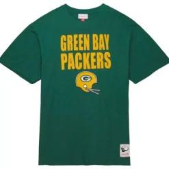 Men Mitchell & Ness T-Shirts & Tops-Legendary Slub S/S Tee Green Bay Packers