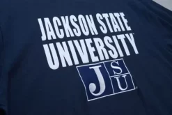 Men Mitchell & Ness T-Shirts & Tops-Legendary Slub S/S Tee Jackson State University