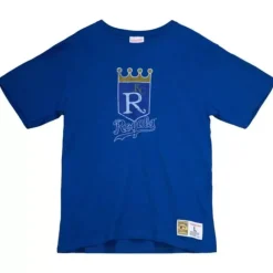 Men Mitchell & Ness T-Shirts & Tops-Legendary Slub S/S Tee Kansas City Royals