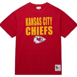 Men Mitchell & Ness T-Shirts & Tops-Legendary Slub S/S Tee Kansas City Chiefs