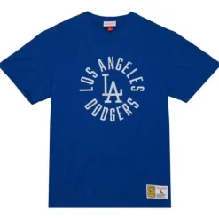 Men Mitchell & Ness T-Shirts & Tops-Legendary Slub S/S Tee Los Angeles Dodgers