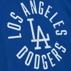 Men Mitchell & Ness T-Shirts & Tops-Legendary Slub S/S Tee Los Angeles Dodgers