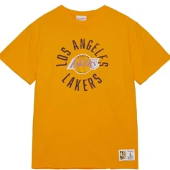 Men Mitchell & Ness T-Shirts & Tops-Legendary Slub S/S Tee Los Angeles Lakers