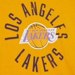 Men Mitchell & Ness T-Shirts & Tops-Legendary Slub S/S Tee Los Angeles Lakers