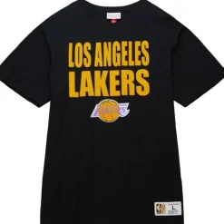 Men Mitchell & Ness T-Shirts & Tops-Legendary Slub S/S Tee Los Angeles Lakers