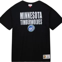 Men Mitchell & Ness T-Shirts & Tops-Legendary Slub S/S Tee Minnesota Timberwolves