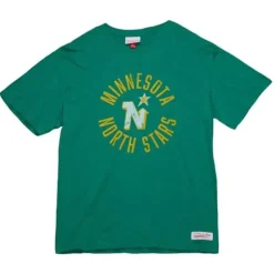 Men Mitchell & Ness T-Shirts & Tops-Legendary Slub S/S Tee Minnesota North Stars