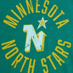 Men Mitchell & Ness T-Shirts & Tops-Legendary Slub S/S Tee Minnesota North Stars