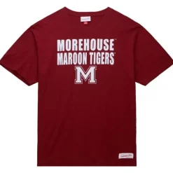 Men Mitchell & Ness T-Shirts & Tops-Legendary Slub S/S Tee Morehouse College