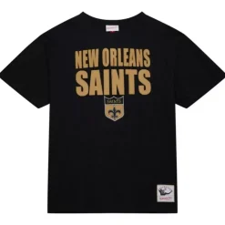 Men Mitchell & Ness T-Shirts & Tops-Legendary Slub S/S Tee New Orleans Saints