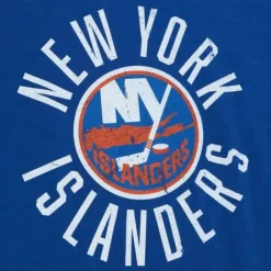 Men Mitchell & Ness T-Shirts & Tops-Legendary Slub S/S Tee New York Islanders