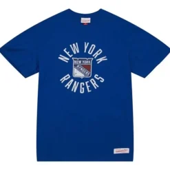 Men Mitchell & Ness T-Shirts & Tops-Legendary Slub S/S Tee New York Rangers